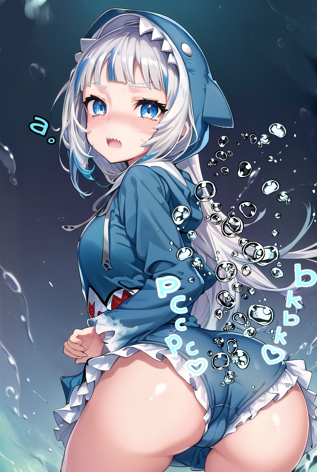 【HololiveEN】がうるぐら(Gawr_Gura)のエロ画像70枚！【AI生成イラスト】part2 【55】