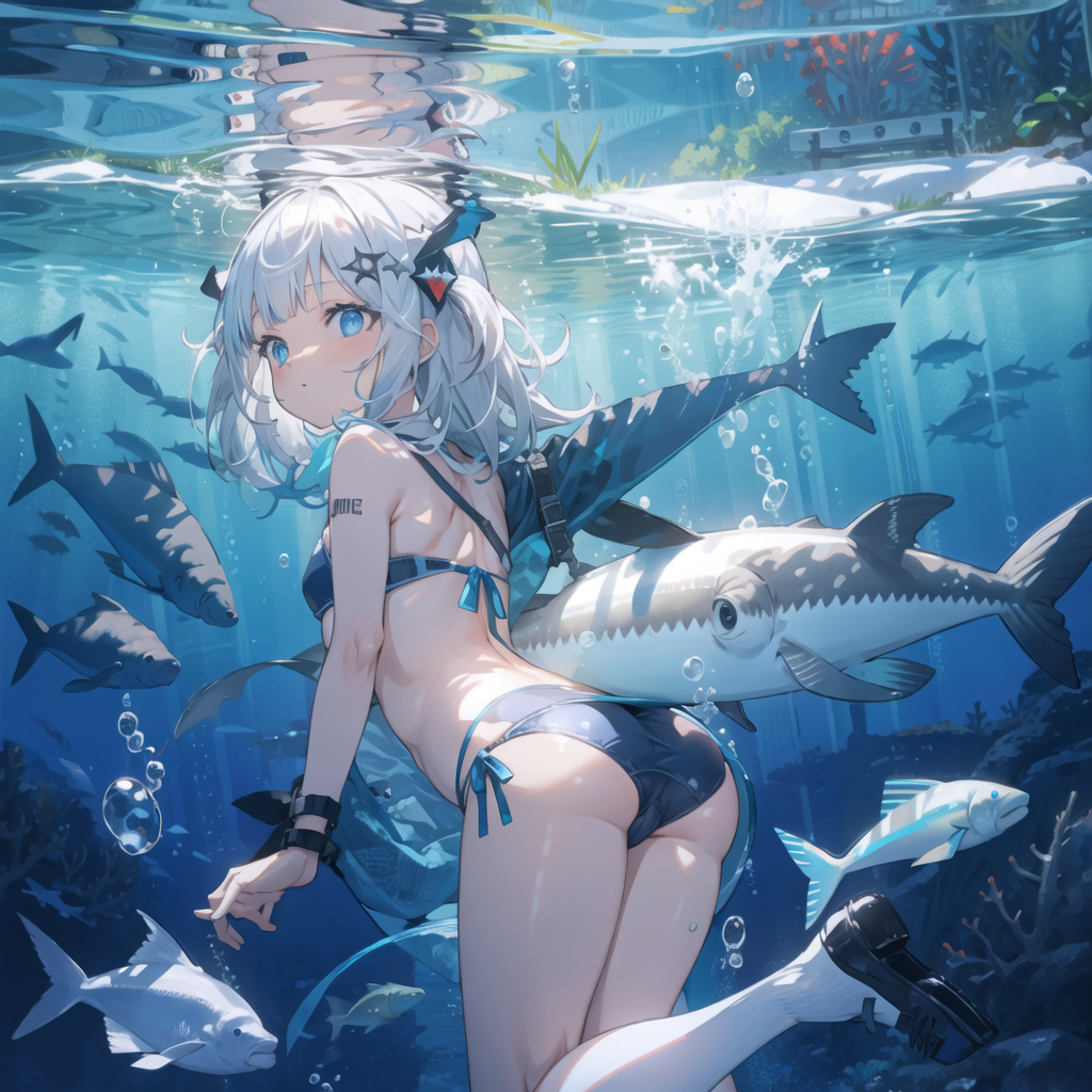 【HololiveEN】がうるぐら(Gawr_Gura)のエロ画像70枚！【AI生成イラスト】part2 【3】