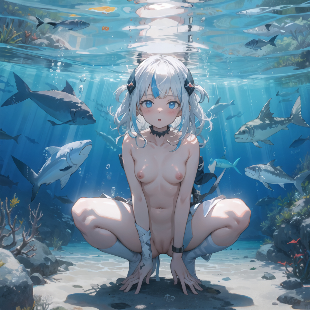 【HololiveEN】がうるぐら(Gawr_Gura)のエロ画像70枚！【AI生成イラスト】part2 【8】