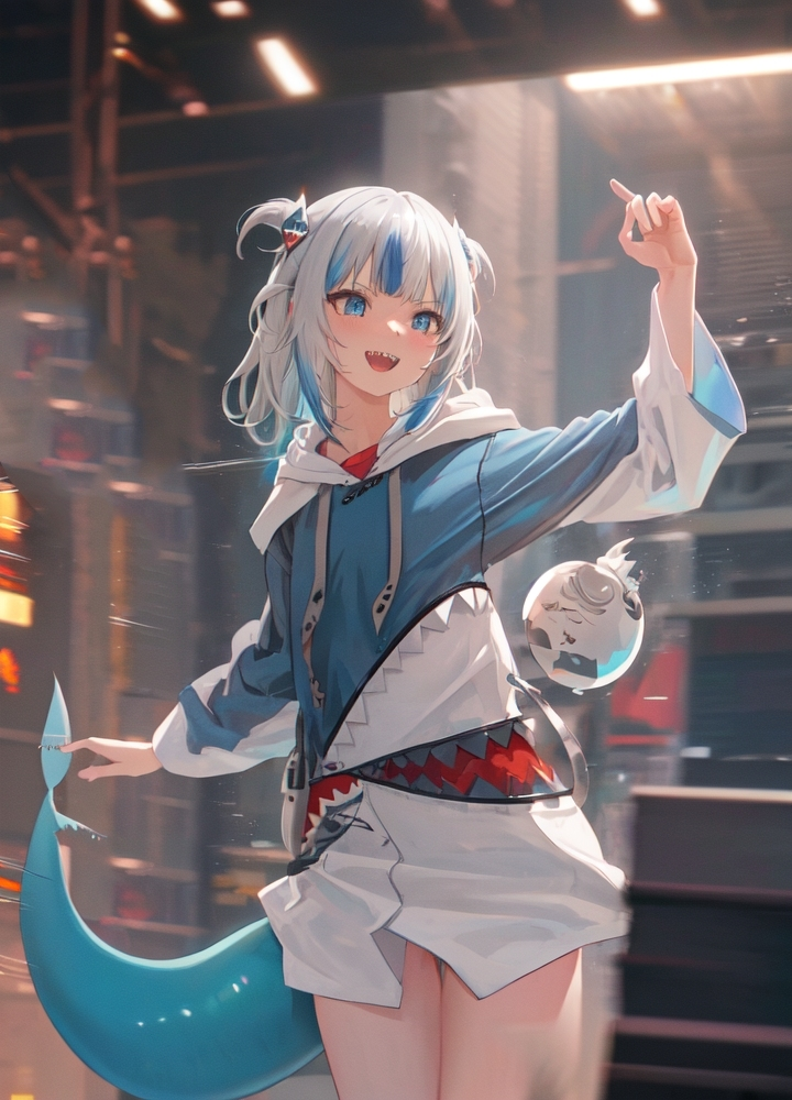 【HololiveEN】がうるぐら(Gawr_Gura)のエロ画像70枚！【AI生成イラスト】part2 【1】